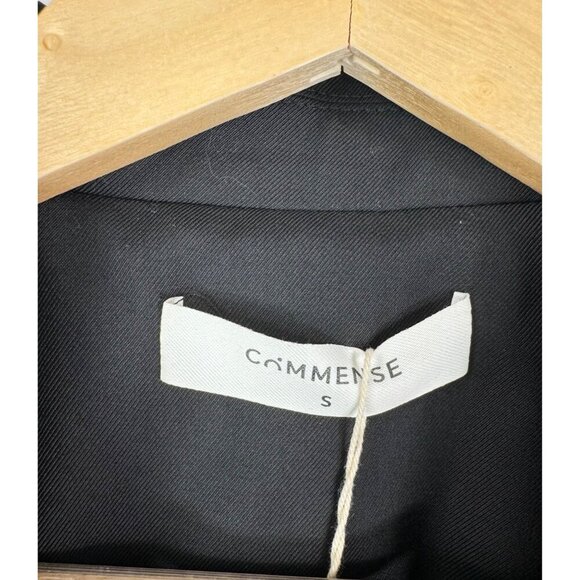 REVOLVE COMMENSE single breasted black blazer 90s boyfriend sz S - Picture 2 of 10